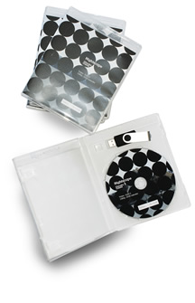 USB und DVD oder Blu Ray Disc in einer H&uuml;lle