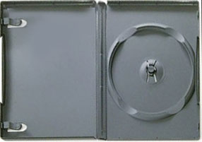 DVD Boxen, schwarz