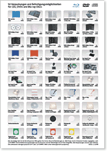 CD, DVD, Blu-ray-Verpackungen